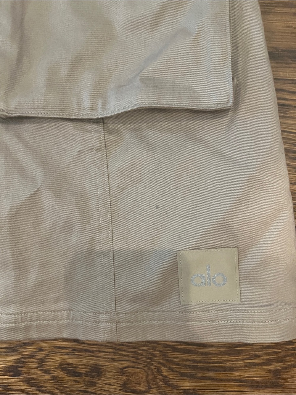 ALO Yoga night out cargo dress S Tan Zip-Front Utility Mini Dress - Picture 3 of 4